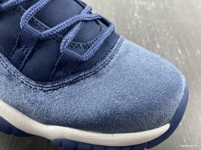 JORDAN 11 WMNS MIDNIGHT AR0715-441 AIR VELVET NAVY 0905